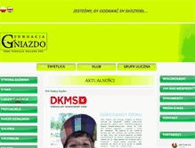 Tablet Screenshot of fundacja-gniazdo.org